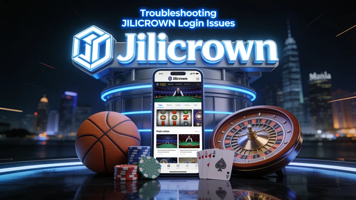 Troubleshooting JILICROWN Login Issues for players in the Philippines